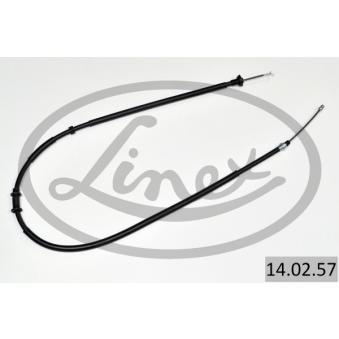 Tirette à câble, frein de stationnement LINEX 14.02.57 pour AUDI A6 1.4 - 100cv