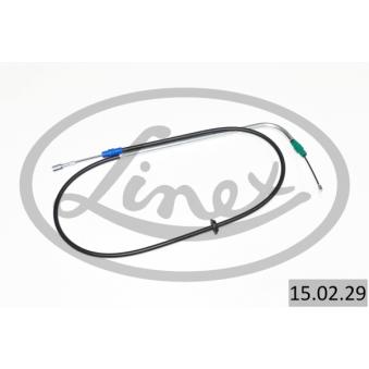 Tirette à câble, frein de stationnement LINEX 15.02.29 pour OPEL CAMPO 2.5 DTI - 101cv