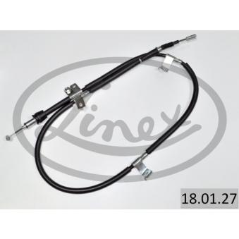 Tirette à câble, frein de stationnement LINEX 18.01.27 pour HYUNDAI I30 1.4 - 109cv