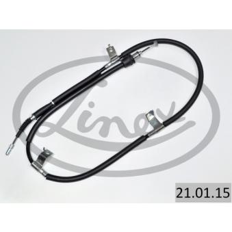 Tirette à câble, frein de stationnement LINEX 21.01.15 pour KIA CEED 1.4 - 105cv