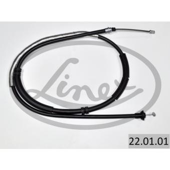 Tirette à câble, frein de stationnement LINEX 22.01.01 pour OPEL AGILA 1.6 Multijet - 120cv