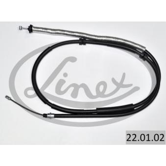 Tirette à câble, frein de stationnement LINEX 22.01.02 pour OPEL AGILA 1.6 Multijet - 120cv