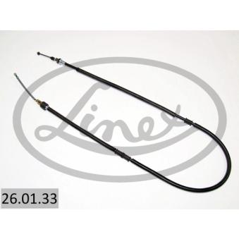 Tirette à câble, frein de stationnement LINEX [26.01.33]