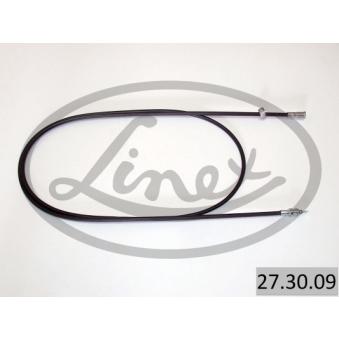 Câble flexible de commande de compteur LINEX 27.30.09 pour MERCEDES-BENZ T1 207 D 2.4 - 72cv