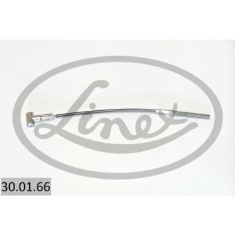 Tirette à câble, frein de stationnement LINEX 30.01.66 pour RENAULT R12 1.6 - 110cv