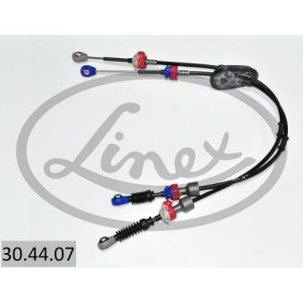 Tirette à câble, boîte de vitesse manuelle LINEX 30.44.07 pour NISSAN QASHQAI 1.6 - 117cv