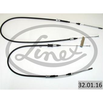 Tirette à câble, frein de stationnement LINEX OEM 90369708