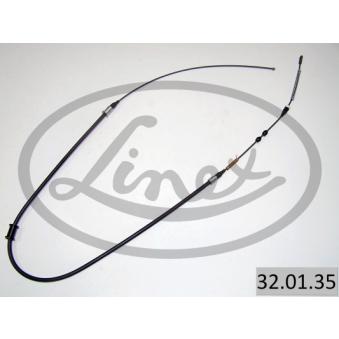 Tirette à câble, frein de stationnement LINEX OEM 522583