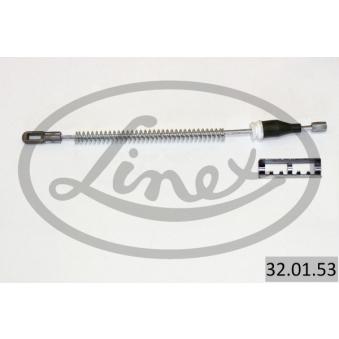 Tirette à câble, frein de stationnement LINEX [32.01.53]