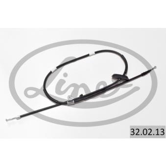 Tirette à câble, frein de stationnement LINEX 32.02.13 pour RENAULT LAGUNA 2.0 CDTI - 110cv