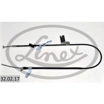 Tirette à câble, frein de stationnement LINEX OEM 4709863