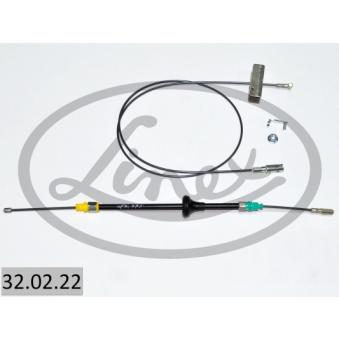 Tirette à câble, frein de stationnement LINEX OEM 1605111