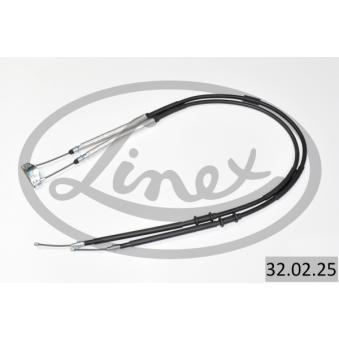Tirette à câble, frein de stationnement LINEX 32.02.25 pour FORD SIERRA 1.2 - 80cv