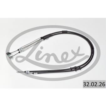 Tirette à câble, frein de stationnement LINEX 32.02.26 pour OPEL CORSA 1.4 LPG - 90cv