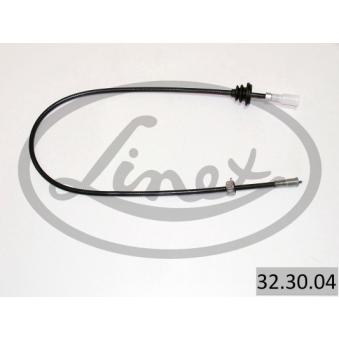 Câble flexible de commande de compteur LINEX 32.30.04 pour OPEL KADETT 1.8 i - 90cv