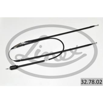 Tirette à câble, frein de stationnement LINEX 32.78.02 pour FIAT DUCATO 1.6 CDTI - 110cv