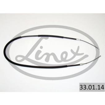Tirette à câble, frein de stationnement LINEX 33.01.14 pour FORD ORION 1.8 16V - 110cv