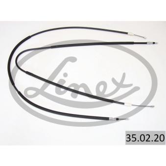 Tirette à câble, frein de stationnement LINEX 35.02.20 pour RENAULT ESPACE 2.0 16V - 140cv