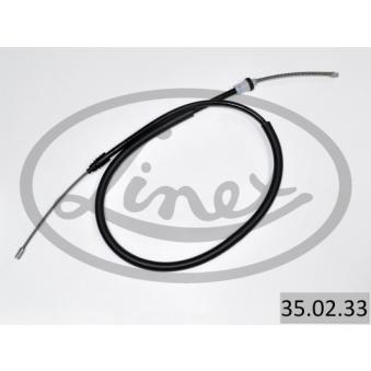 Tirette à câble, frein de stationnement LINEX [35.02.33]