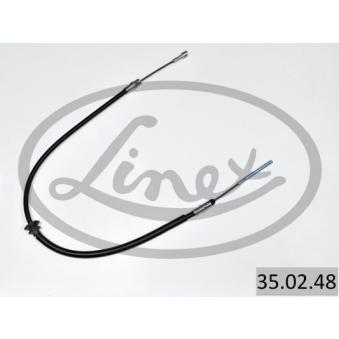 Tirette à câble, frein de stationnement LINEX 35.02.48 pour OPEL MOVANO 2.3 CDTI - 125cv