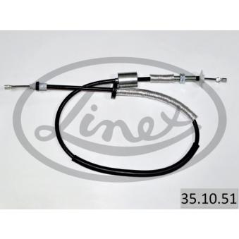 Tirette à câble, commande d'embrayage LINEX OEM 6025170728