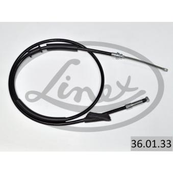 Tirette à câble, frein de stationnement LINEX 36.01.33 pour ROVER 200 214 i - 75cv
