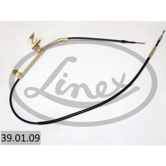 Tirette à câble, frein de stationnement LINEX 39.01.09 pour SKODA SUPERB 2.0 - 115cv