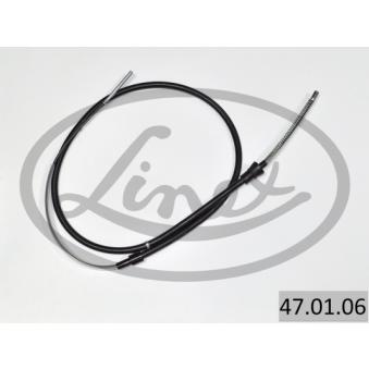Tirette à câble, frein de stationnement LINEX OEM 6N0609721F
