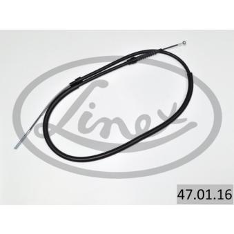Tirette à câble, frein de stationnement LINEX 47.01.16 pour VOLKSWAGEN GOLF 1.8 Syncro - 90cv