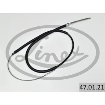 Tirette à câble, frein de stationnement LINEX 47.01.21 pour SEAT INCA 1.4 i - 60cv