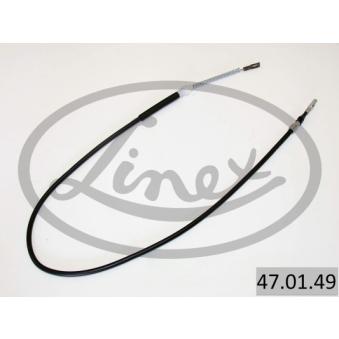 Tirette à câble, frein de stationnement LINEX 47.01.49 pour VOLKSWAGEN LT 2.4 TD - 102cv
