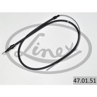 Tirette à câble, frein de stationnement LINEX OEM 6N0609721M
