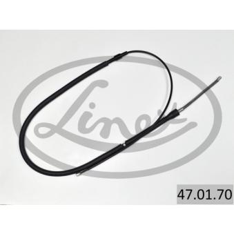 Tirette à câble, frein de stationnement LINEX 47.01.70 pour CITROEN C8 1.0 - 60cv