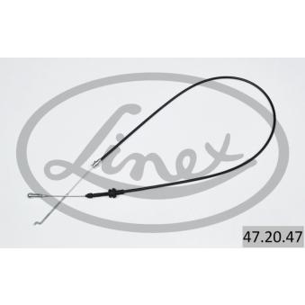 Câble d'accélération LINEX 47.20.47 pour VOLKSWAGEN LT 2.4 TD - 95cv