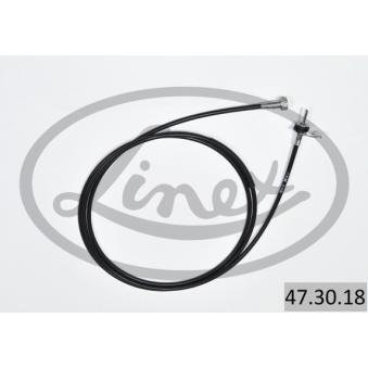 Câble flexible de commande de compteur LINEX 47.30.18 pour VOLKSWAGEN LT 2.0 - 75cv
