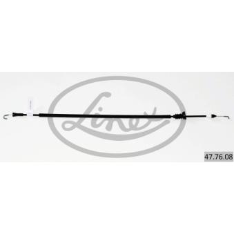 Tirette à câble, déverrouillage porte LINEX 47.76.08 pour VOLKSWAGEN GOLF 1.8 T - 150cv