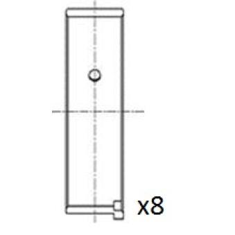 Coussinet de bielle FAI AutoParts [BB2012-025]