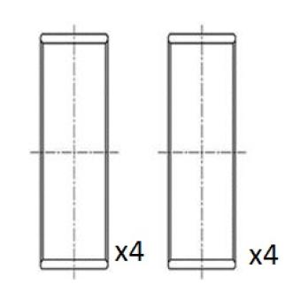 Coussinet de bielle FAI AutoParts OEM 93161641