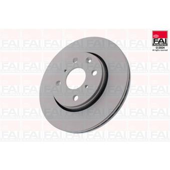 Jeu de 2 disques de frein arrière FAI AutoParts [BD104]