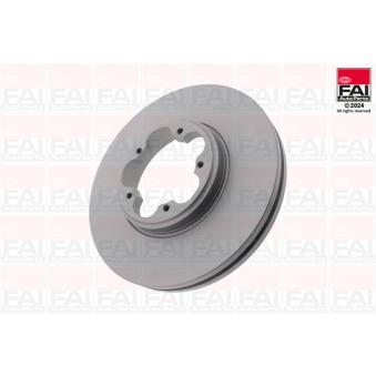 Jeu de 2 disques de frein arrière FAI AutoParts [BD142]