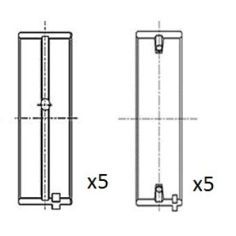 Coussinet de vilebrequin FAI AutoParts BM1002-STD