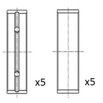 Coussinet de vilebrequin FAI AutoParts BM1008-050