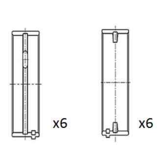 Coussinet de vilebrequin FAI AutoParts OEM 070105591B