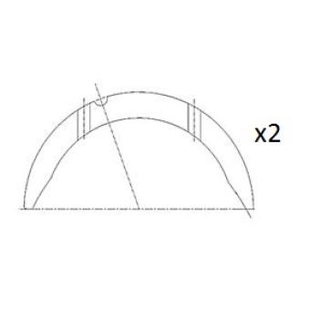 Rondelle d'écartement, vilebrequin FAI AutoParts BT3008-STD Rondelle d'écartement, vilebrequin FAI AutoParts BT3008-STD