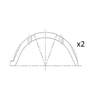 Rondelle d'écartement, vilebrequin FAI AutoParts BT3009-STD Rondelle d'écartement, vilebrequin FAI AutoParts BT3009-STD