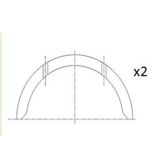 Rondelle d'écartement, vilebrequin FAI AutoParts BT3010-STD