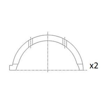 Rondelle d'écartement, vilebrequin FAI AutoParts [BT3044-STD]