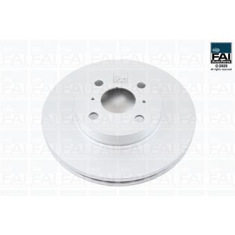 Jeu de 2 disques de frein arrière FAI AutoParts [FPBD1236]