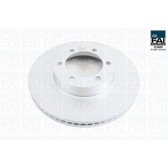 Jeu de 2 disques de frein arrière FAI AutoParts [FPBD1257]