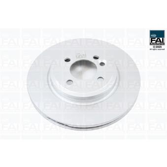 Jeu de 2 disques de frein arrière FAI AutoParts [FPBD1269]